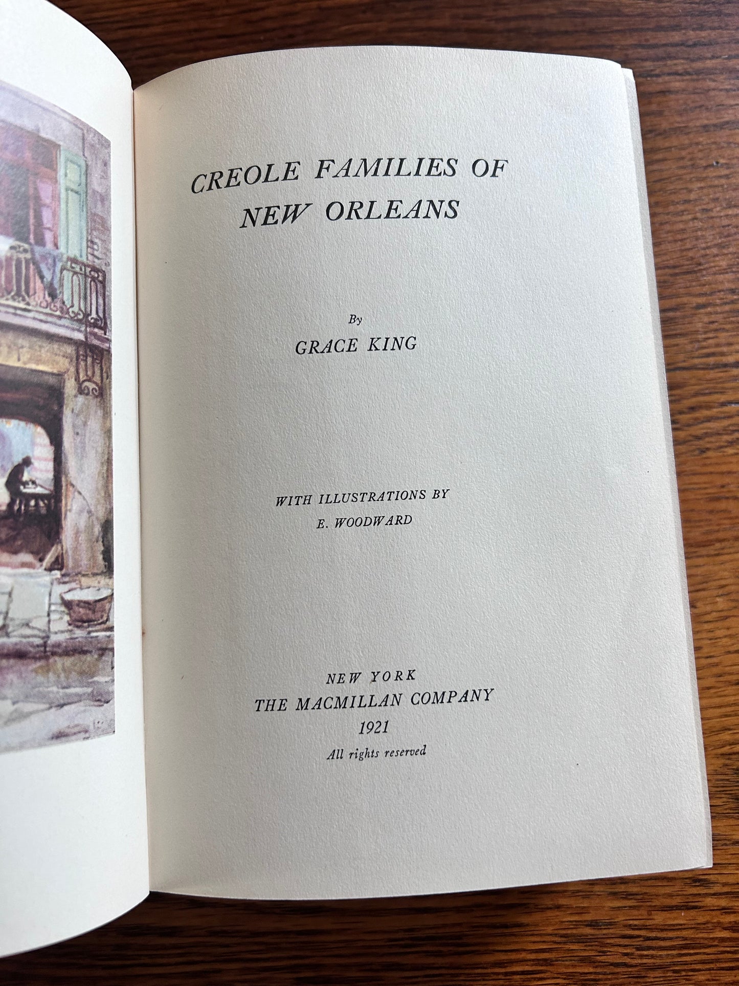 Creole Families of New Orleans by Grace King (first edition)